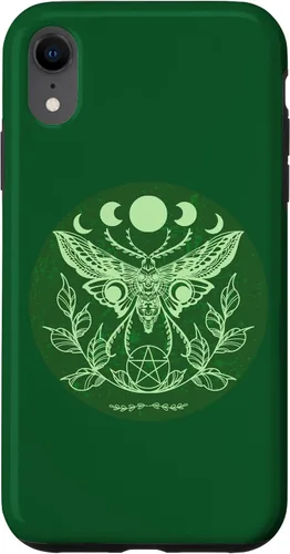 Vista 8 de Funda para iPhone 15 Celtic Wicca Ostara Oculta Moon Moth