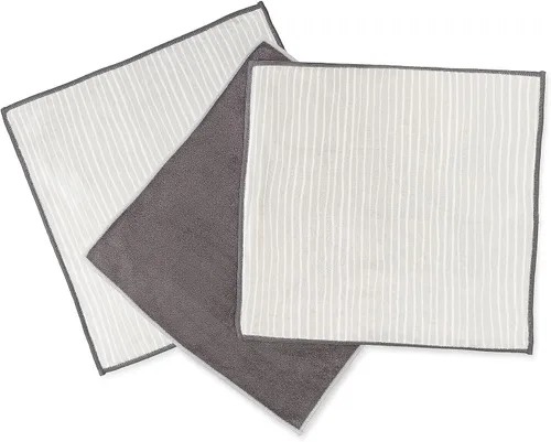 Vista 12 de Full Circle Renew Collection - Paños de microfibra reciclada multiusos con estampado cítrico, 12.01 x 3.00 pulgadas, juego de 3 – Se limpia con solo