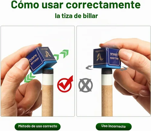 Vista 3 de Pro Billiard Pool Cue Chalk 12 Cubes Low Dust for Snooker 8-Ball