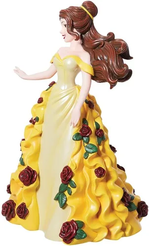 Vista 6 de Enesco Disney Showcase Botanical Beauty and The Beast Bella en vestido de baile, 4.75 pulgadas, multicolor