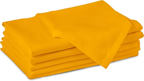 Vista 74 de Encasa XO Juego de 12 servilletas de tela de cóctel Servilletas de mesa de algodón puro Tamaño (9 x 9 pulgadas) Coral Solid Lavable a máquina