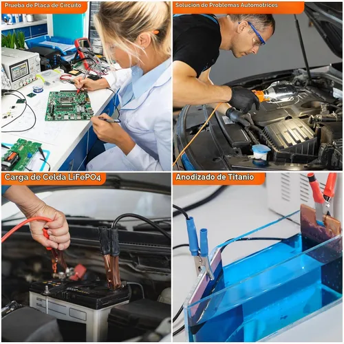 Vista 6 de Fuente de alimentación de CC variable, fuente de alimentación de banco de CC regulada de conmutación ajustable de 30 V 10 A con modo de carga
