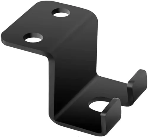 Vista 8 de Ajuste para accesorios tonales, estantes flotantes negros para gimnasio, organizador de montaje en pared, estante de almacenamiento de gimnasio