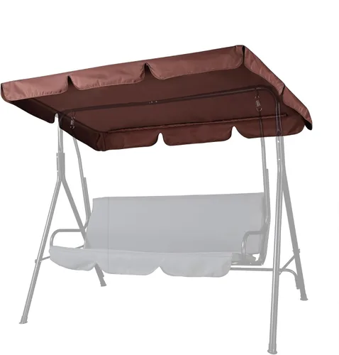 Vista 12 de Yescom - Cubierta de repuesto para toldos de sillas oscilantes UV30 + 180 gsm, Beige