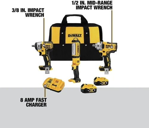 Vista 3 de DEWALT DCK302P2 20V MAX* XR Kit combinado automotriz de 3 herramientas
