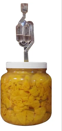 Vista 6 de The Picklemeister - Tarro de fermentación de vidrio (Picklemeister 1 galón)