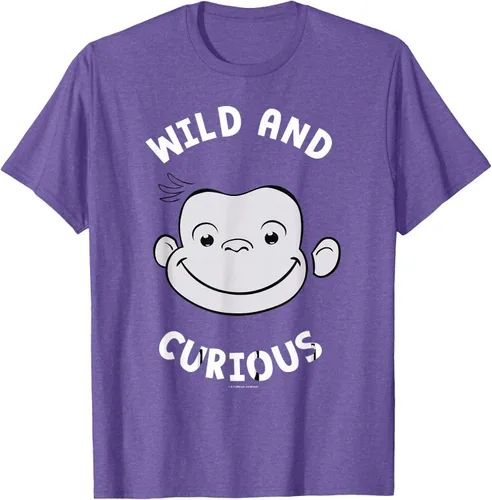 Vista 11 de Curious George Camiseta Big Face Wild and Curious Negro