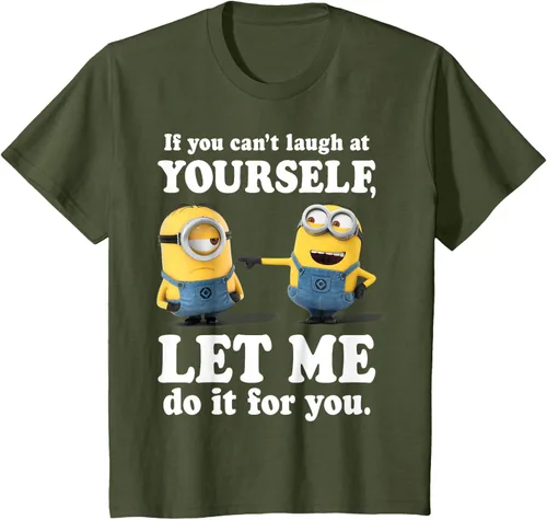 Vista 15 de Camiseta gráfica de Minions de Mi villano favorito: Ríete de ti mismo Negro