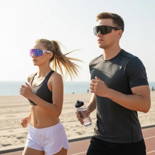 Vista 2 de ATTCL Gafas de sol de ciclismo de lujo para hombres y mujeres, gafas deportivas, protección UV 400 para ciclismo, esquí, conducción