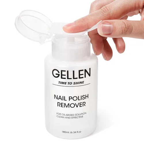 Vista 9 de Gellen Removedor de esmalte de uñas, sin acetona, para esmalte de uñas