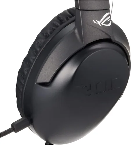 Vista 7 de ASUS ROG Strix Go Core Wired Gaming Headset 35mm Connector Lightweight Design Over-Ear Headphones for PC Mac Nintendo Switch and PS4 Black