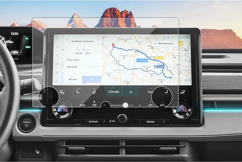 Vista 28 de SXCY 4 protectores de pantalla para Genesis GV70 2026 2027 [GPS + AC] Para Genesis GV70 2026 2027 Accesorios 2027 GV70 Protector de pantalla táctil