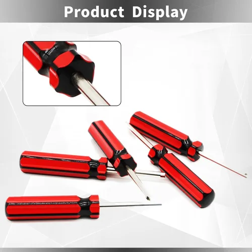 Vista 3 de 10Pcs Auto Herramienta de reparación de neumáticos con destornillador para quitar núcleo de válvula 6523339 Herramienta de reparación