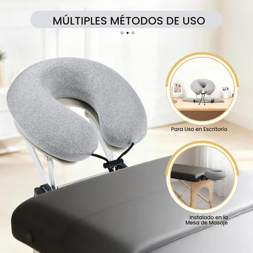 Vista 5 de TRENDBOX Mesa de masaje, almohada de espuma viscoelástica, almohada de masaje de espuma viscoelástica multifuncional ajustable para oficina, sueño