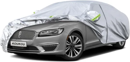Vista 192 de KouKou Funda impermeable para automóvil SUV adecuada para BMW X1 de 2009 a 2025, 7 capas a prueba de viento para todo tipo de clima, cubierta