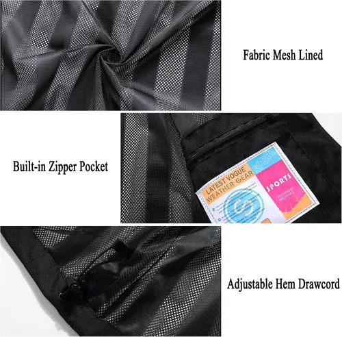 Vista 5 de MOERDENG Chaqueta impermeable para mujer impermeable para exteriores ligera softshell para senderismo viajes