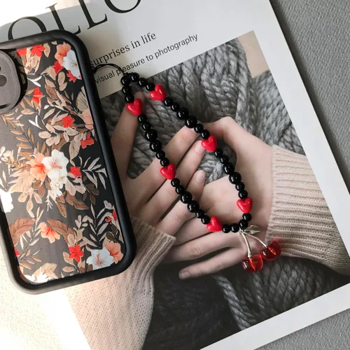 Vista 7 de Correa Colgante para Teléfono Bonita Correa de Teléfono Correa de Muñeca Pulsera Accesorios para Cámara Digital, Llavero, Bolsa