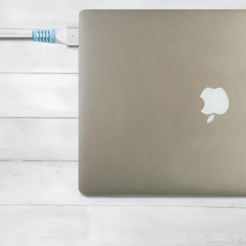 Vista 3 de TUDIA KLIP - Protector de cable de carga, organizador protector de cable compatible con MacBook (azul)