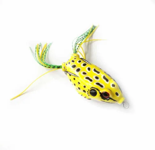 Vista 4 de 5 señuelos de rana Ray Frog Topwater pesca Crankbait señuelos/cebo suave artificial 2.2 in 8G cebo de tubo suave, especialmente para Bass Snakehead