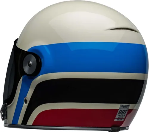 Vista 3 de Bell Bullitt Casco (Speedway Gloss Vintage Blanco/Azul - S)