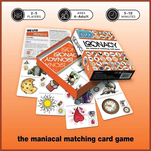 Vista 2 de Juego de cartas Loonacy - Juego maniático para 2-5 jugadores