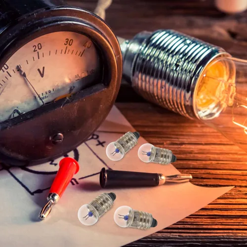 Vista 5 de OSALADI 10 unids linterna bombilla pequeña bombilla eléctrica de cuentas para estudiante experimentos de física fácil de instalar para proyectos