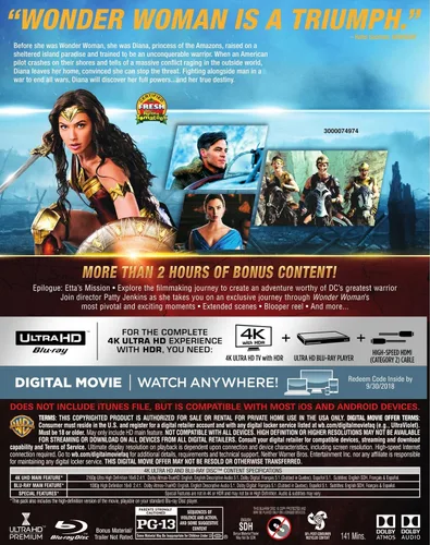 Vista 2 de Wonder Woman 4K Ultra HD 4K UHD