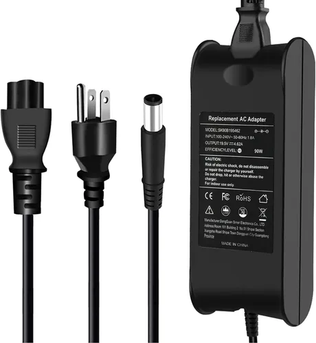 Vista 9 de Cargador para portátil de 65 W/45 W compatible con Dell Inspiron P69G P25T P24T P51F P89G 3583 5566 5559 3585 5593 5567 3590 5555 5570 Latitude 3310