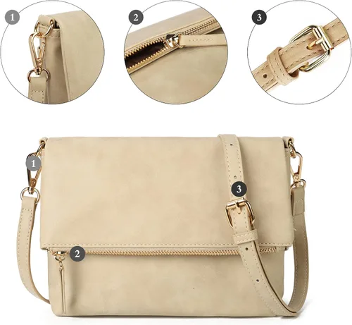 Vista 4 de Gladdon Bolsos cruzados para mujer, bolso bandolera