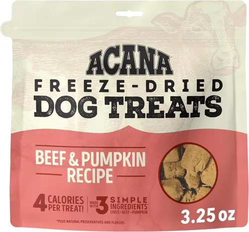 Vista 8 de ACANA Singles - Golosinas para perros sin granos, ingredientes limitados y liofilizadas con pato y pera, bolsa de 3.25oz