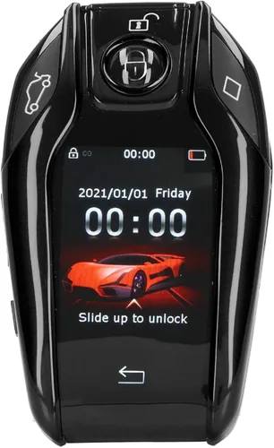Vista 7 de Llave inteligente de pantalla LCD, universal Tk800 y llave inteligente LCD entrada remota sin llave para todos los botones de arranque y parada