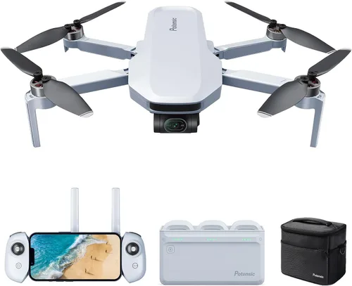 Vista 9 de Potensic ATOM Dron GPS de 3 ejes con cardán, 4K, menos de 249g, 32 minutos de vuelo, transmisión de largo alcance de 6KM, seguimiento visual