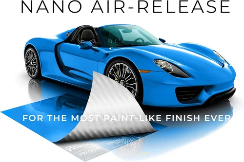 Vista 3 de VViViD+ - Rollo de película de vinilo ultra brillante azul pitufo para auto, película de repuesto de pintura prémium con tecnología de liberación