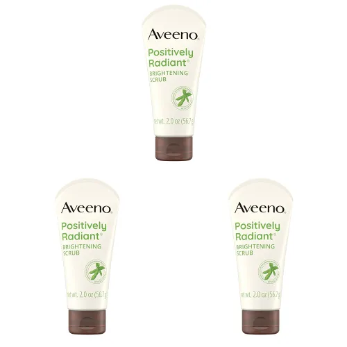 Vista 6 de Aveeno Exfoliante Facial Diario Positivamente Radiante Iluminador de la Piel, Extracto de Soja Rico en Humedad, ayuda a mejorar el tono y la textura