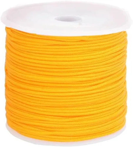 Vista 35 de Cordón de nailon de 0.020 in, hilo de ajuste para nudos chinos, collares, joyería, macramé, cuentas, pulseras de 150 yardas (negro)