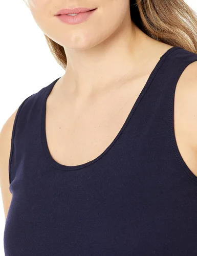 Vista 3 de Hanes Women's Shirts, Womens Mini-Ribbed Cotton Tank Tops, Womens Sleeveless T-Shirts, Womens Tanks