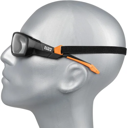 Vista 13 de Klein Tools 60538 Gafas de Seguridad con Junta, Equipo de Protección Individual Protector de Ojos Profesional, Marco Completo, Resistente a