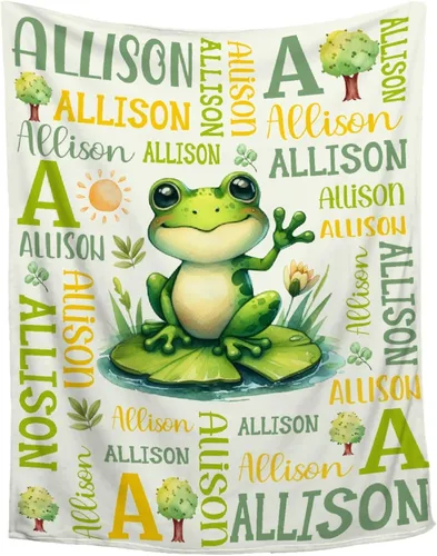 Vista 20 de Manta de conejo personalizada para niños y niñas, manta de bebé ultra suave, regalo personalizado, decoración de manta con nombre, 30 x 40 pulgadas
