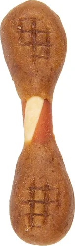 Vista 4 de DreamBone Mancuernas de triple sabor, dale a tu perro un masticable hecho con pollo y verduras reales