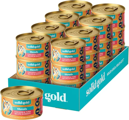 Vista 36 de Solid Gold Comida Húmeda Paté Sabor Festín - Paquete de Muestra de 3 Unidades - Comida enlatada para gatos hecha con pollo real - Sin granos