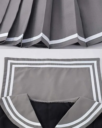 Vista 5 de Cosplayfm Peko Pekoyama Cosplay traje uniforme escolar