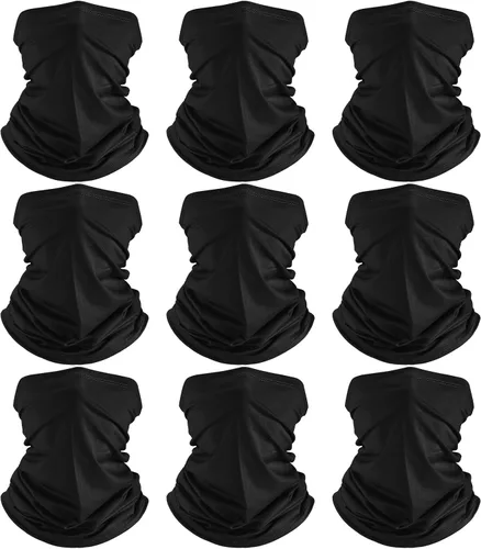 Vista 23 de Geyoga 6 piezas de protección UV para el verano, polaina de cuello refrescante, ropa para la cara, polaina para cuello, bufanda, protector solar