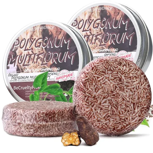 Vista 9 de 2 unidades de barra de champú de carbón de bambú para cabello gris, jabón negro para cabello gris, barra de champú y acondicionador natural