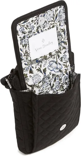 Vista 3 de Vera Bradley Mini bolso cruzado hipster de algodón con protección RFID