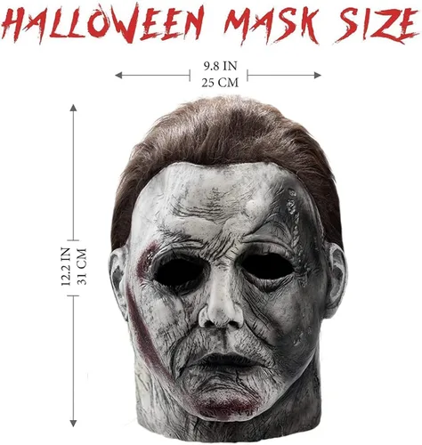 Vista 3 de Michael Myers Masks Halloween Horror Cosplay Accesorios