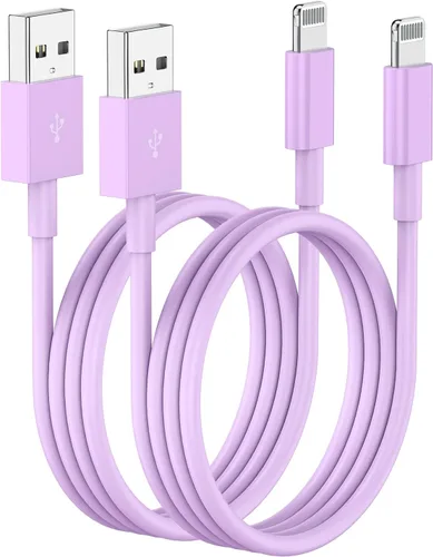 Vista 8 de Cargador de iPhone de 3 pies, cable de carga USB A a Lightning, cable Lightning original de 3 pies a USB, cable de carga de iPhone de 3 pies