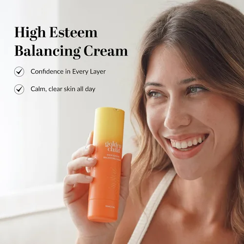 Vista 4 de Crema equilibrante de alta estima - Crema facial hidratante ligera para pieles sensibles y secas. Alivia el enrojecimiento, fortalece la barrera