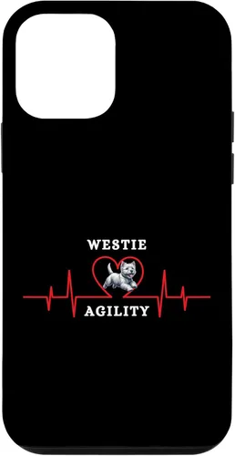 Vista 12 de iPhone 14 Plus Dog Agility - mi corazón late para Westie Agility Case