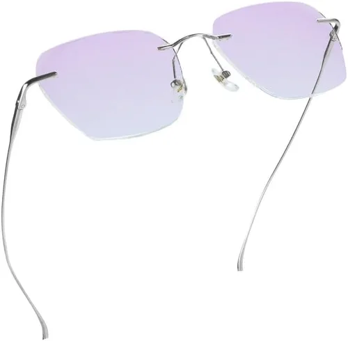 Vista 29 de LifeArt Pure Titanium Frame Glasses/Blue Light Blocking Reading Glasses, Reduce Eyestrain, Stylish for Men and Women