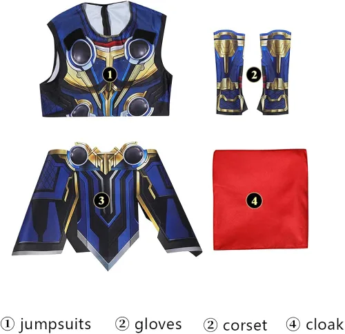 Vista 7 de MODADM Disfraz de superhéroe para adultos, disfraz de superhéroe de cómics, overol de superhéroe para Halloween, traje de cosplay de lujo